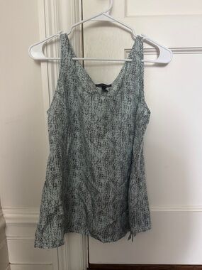 Eileen Fisher blue Printed Sleeveless Camisole